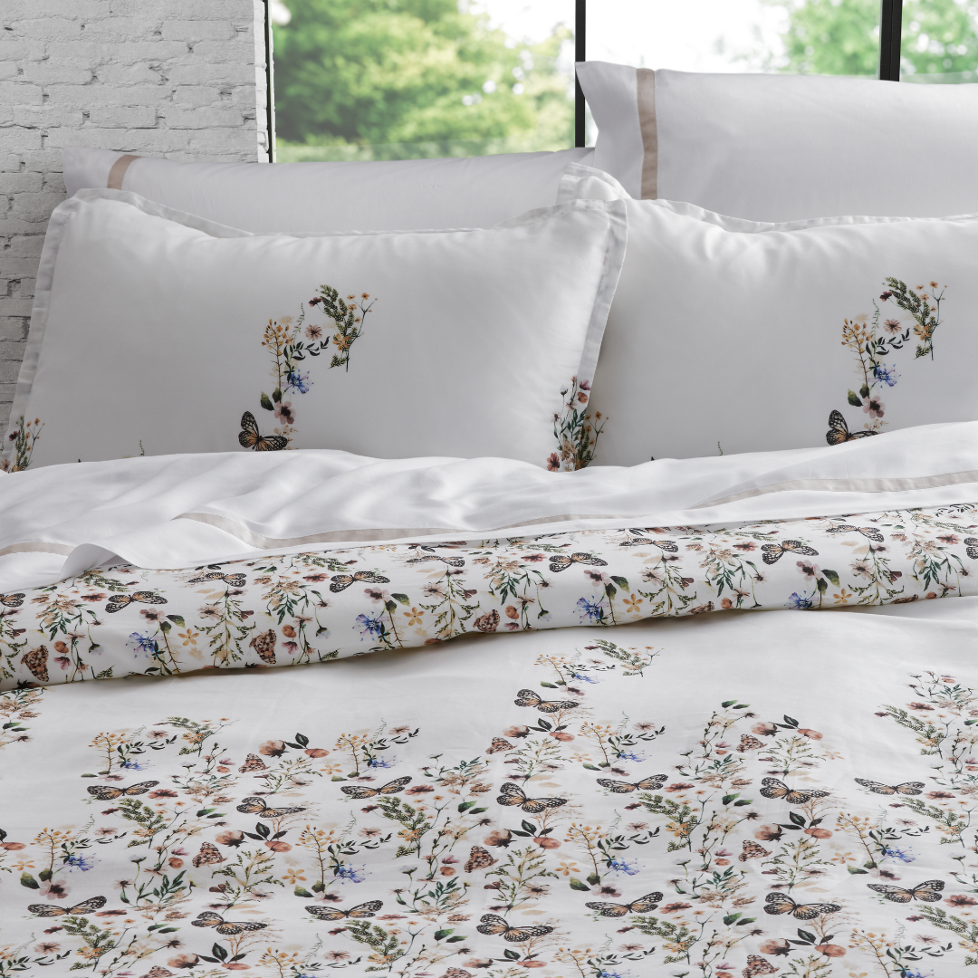 DH Jouy Papillon Linen Set 4PC