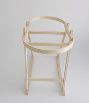Wooden Baby Basket Stand