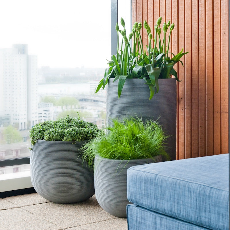 Cody Horizontal Ridged Planter