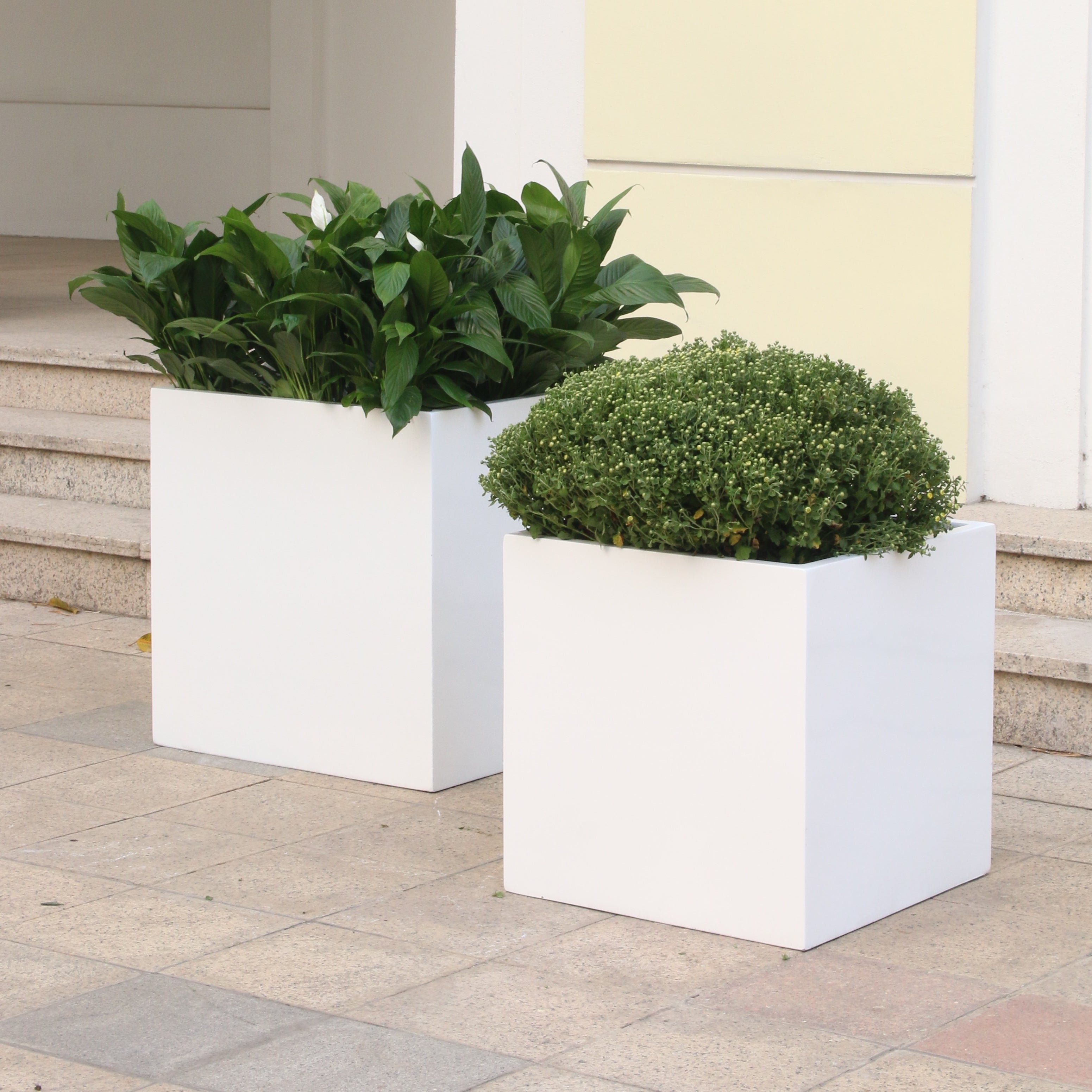 Cube Fiberstone Planter