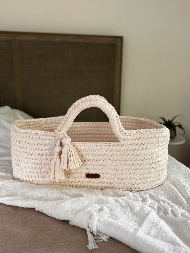 Hand-Woven Baby Basket