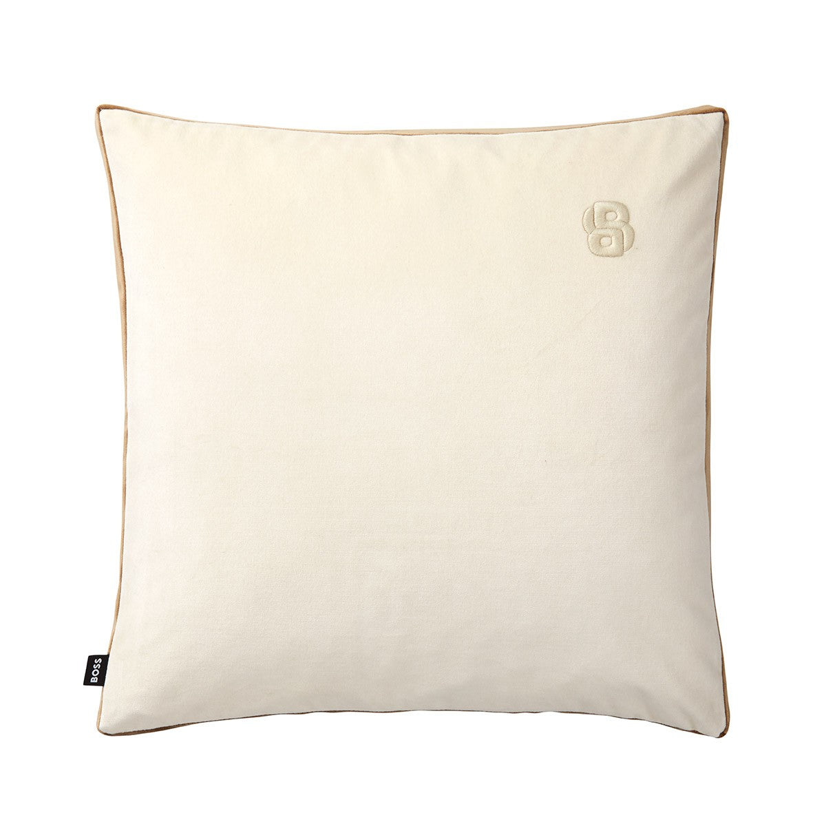B Velvet Decorative Pillow