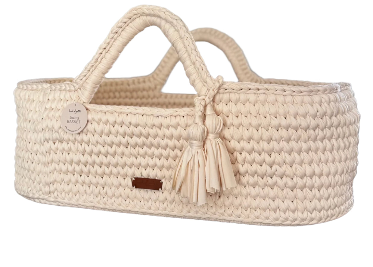 Hand-Woven Baby Basket