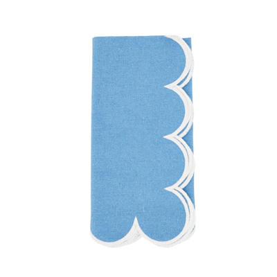 Scalloped Hem Napkin Set Of 4