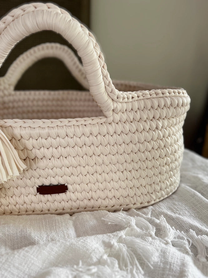 Hand-Woven Baby Basket