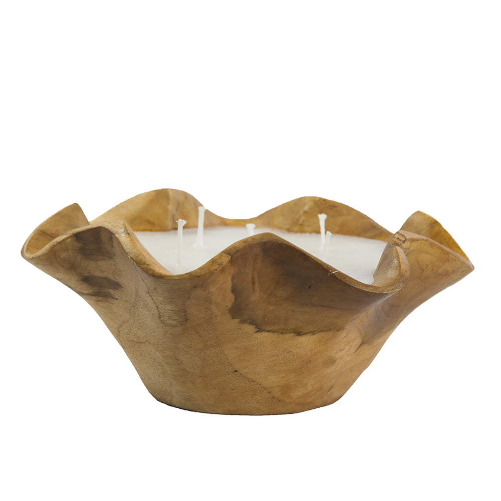 Teak Candle