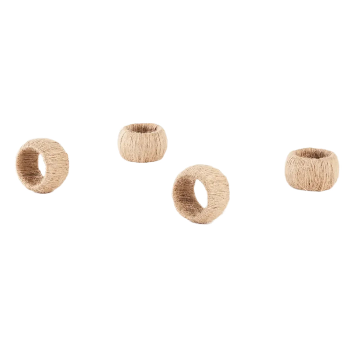 Jute Napkin Ring - Set of 4