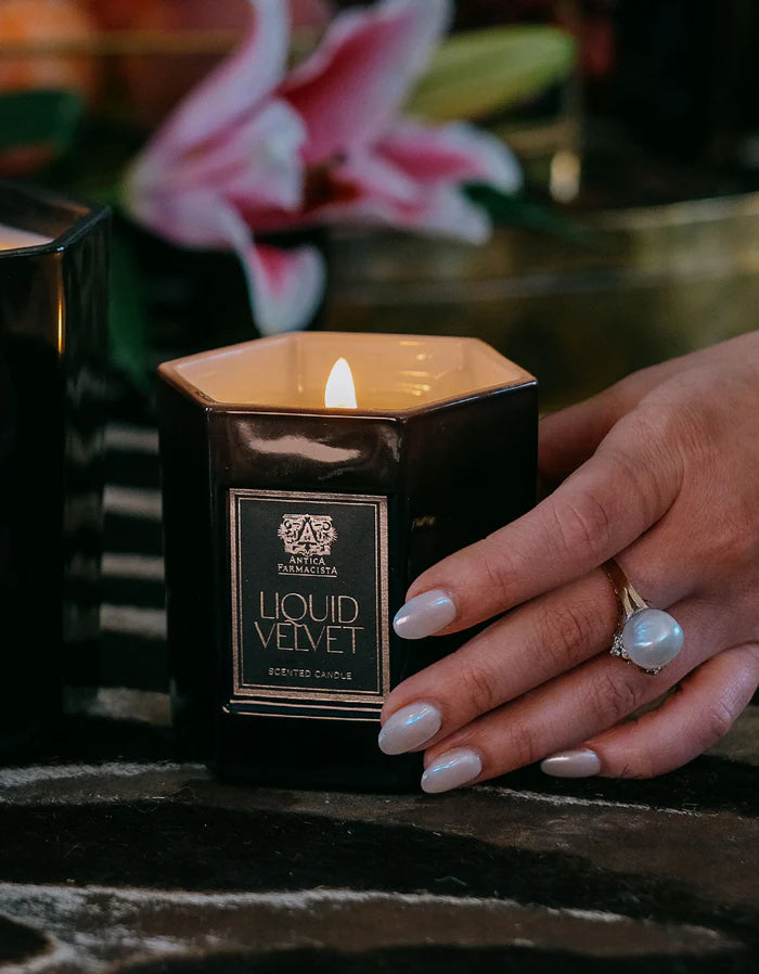 Liquid Velvet Hexagonal Candle