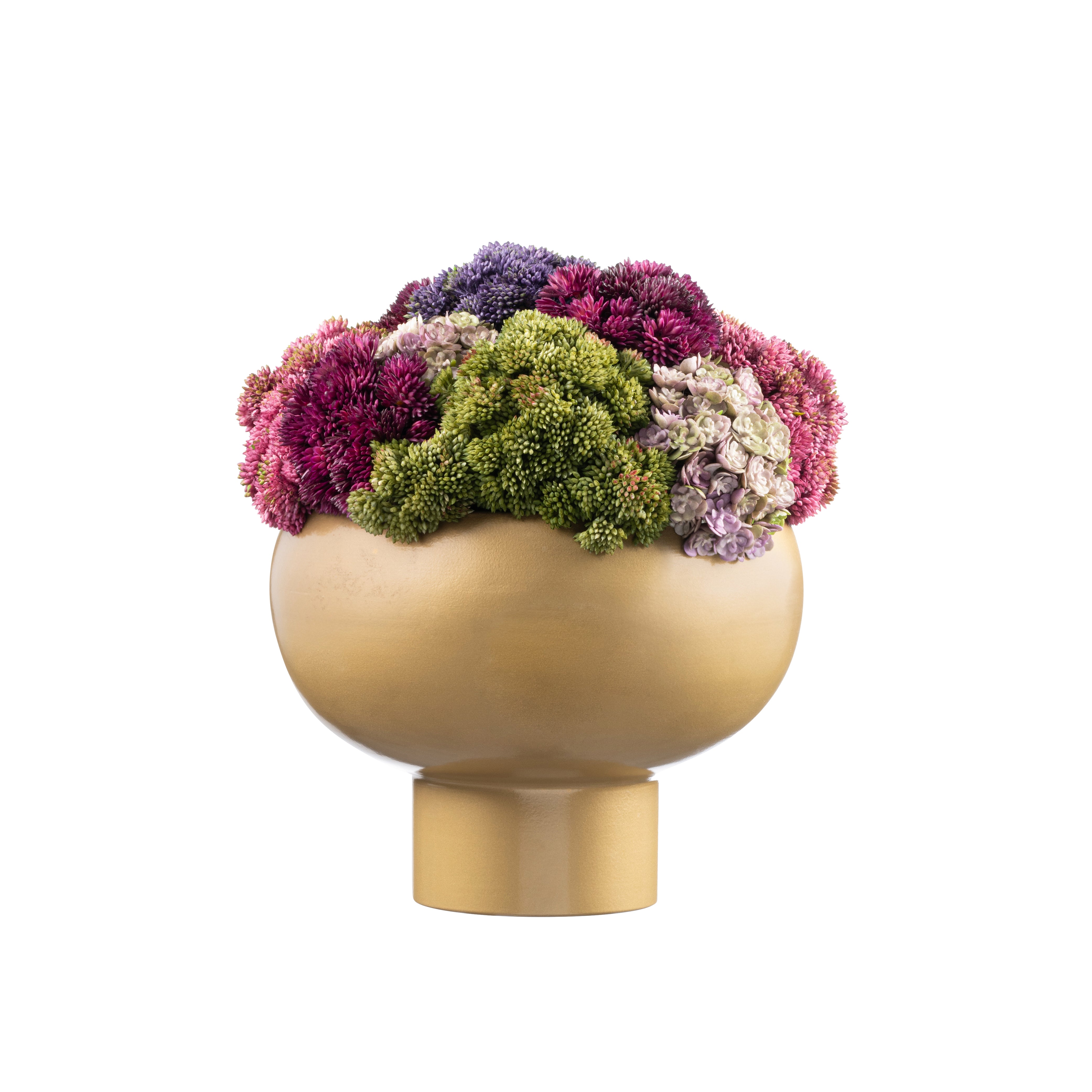 DH Multi in Gold Pedestal Pot