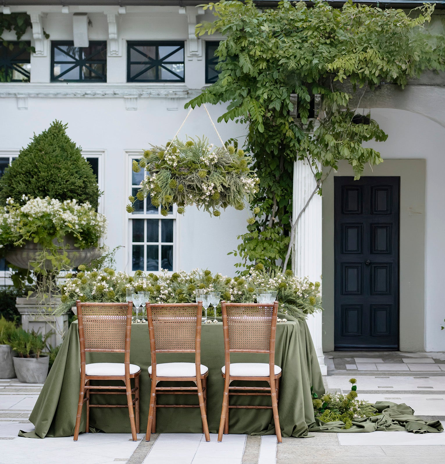 DH Moss & Meadow Floral Chandelier