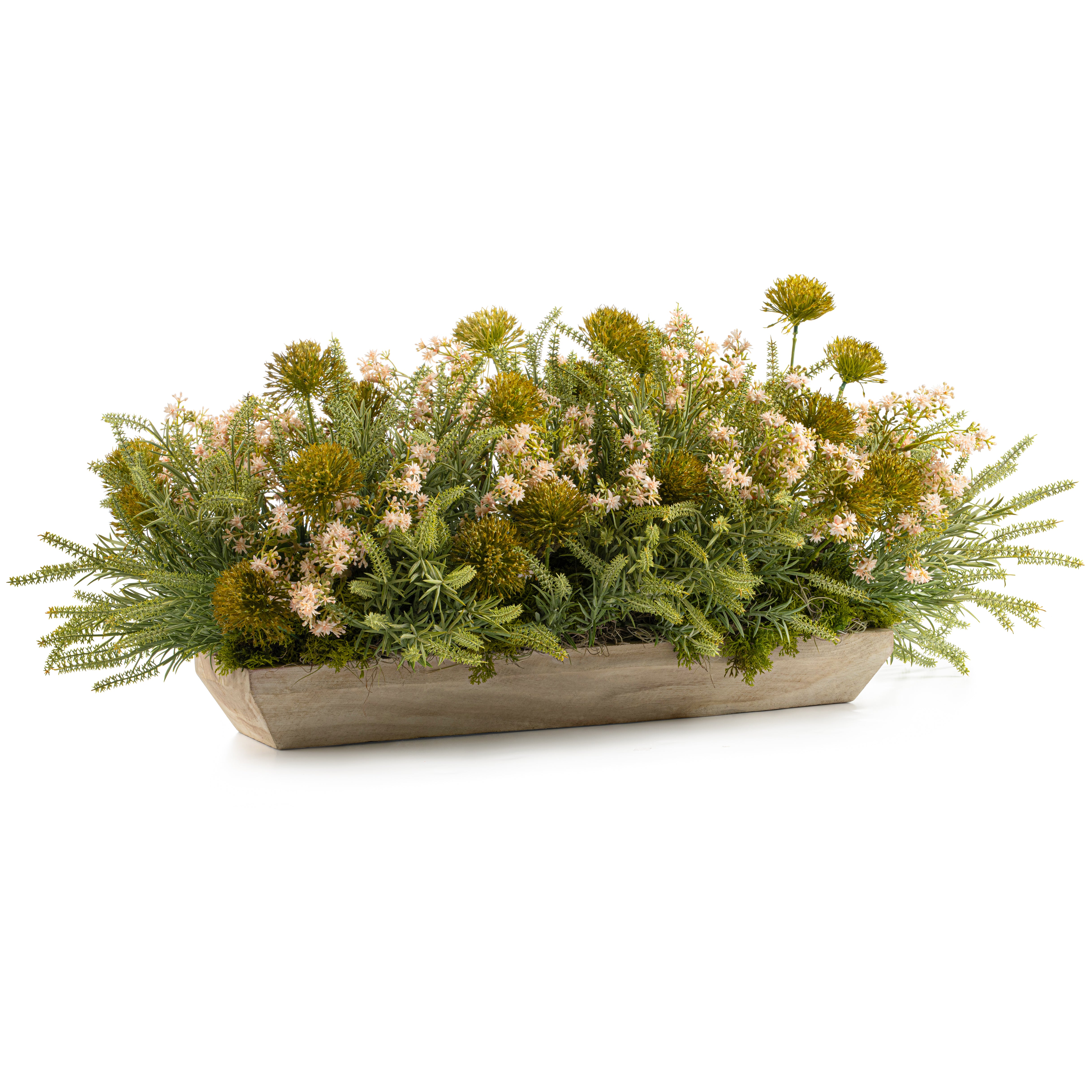 DH Moss & Meadow Wood Bowl Arrangement