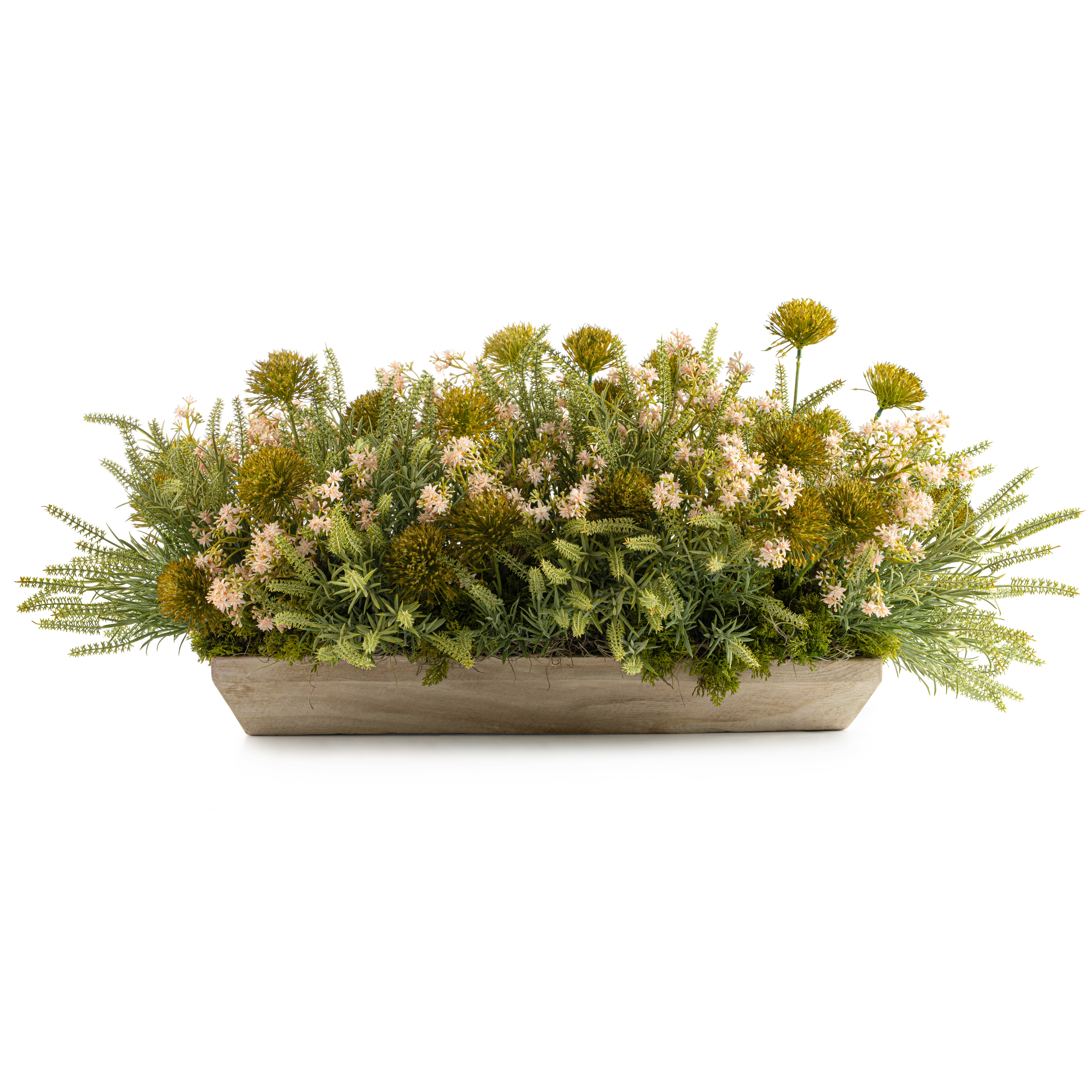 DH Moss & Meadow Wood Bowl Arrangement