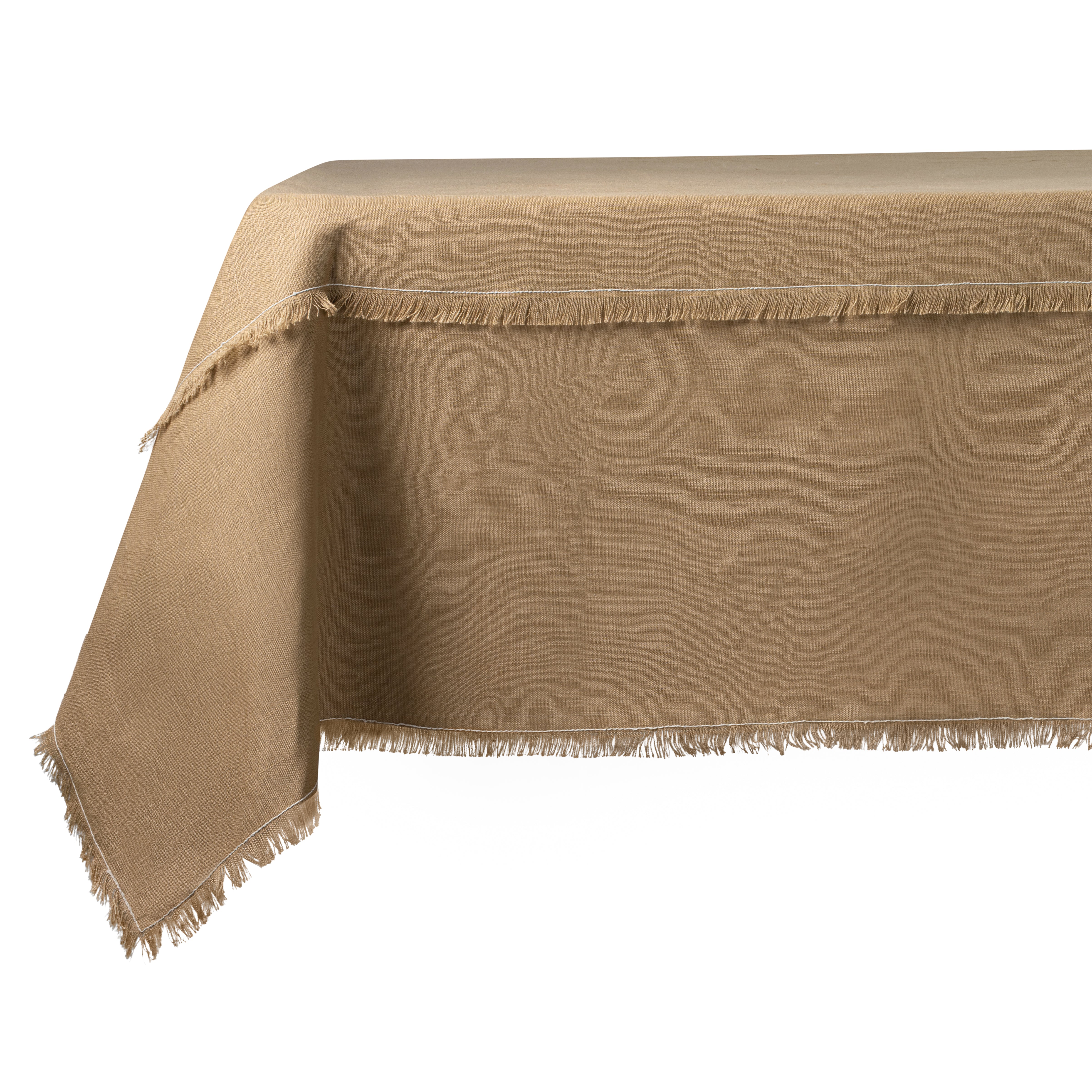 Double Frayed Tablecloth