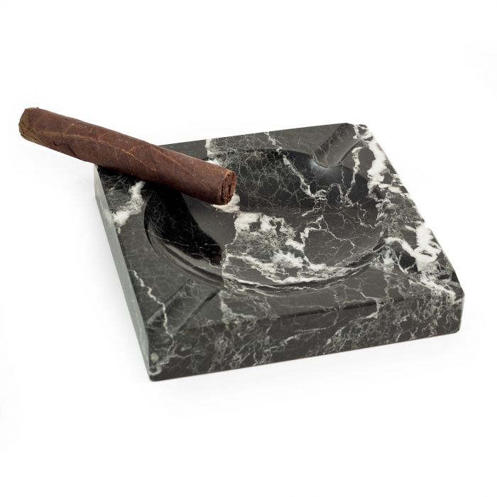 Square Marble Four Cigar Ashtray