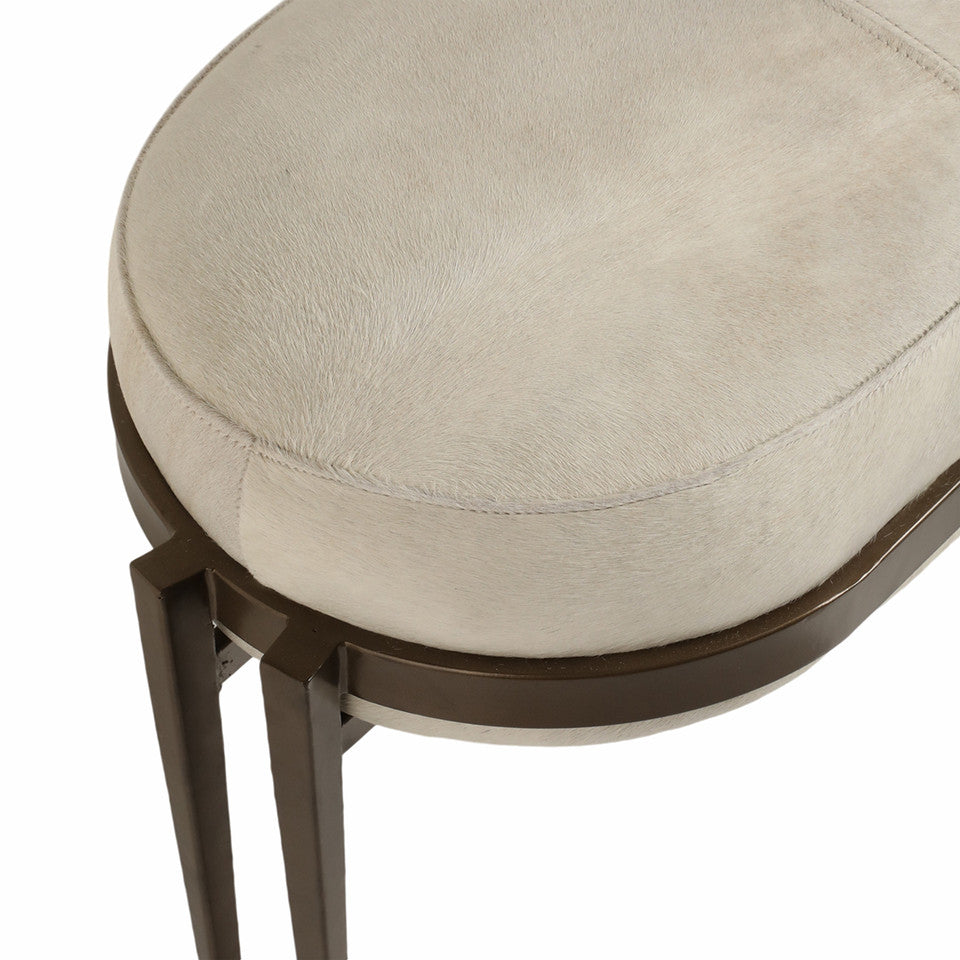 Marellla Hair On Hide Bench