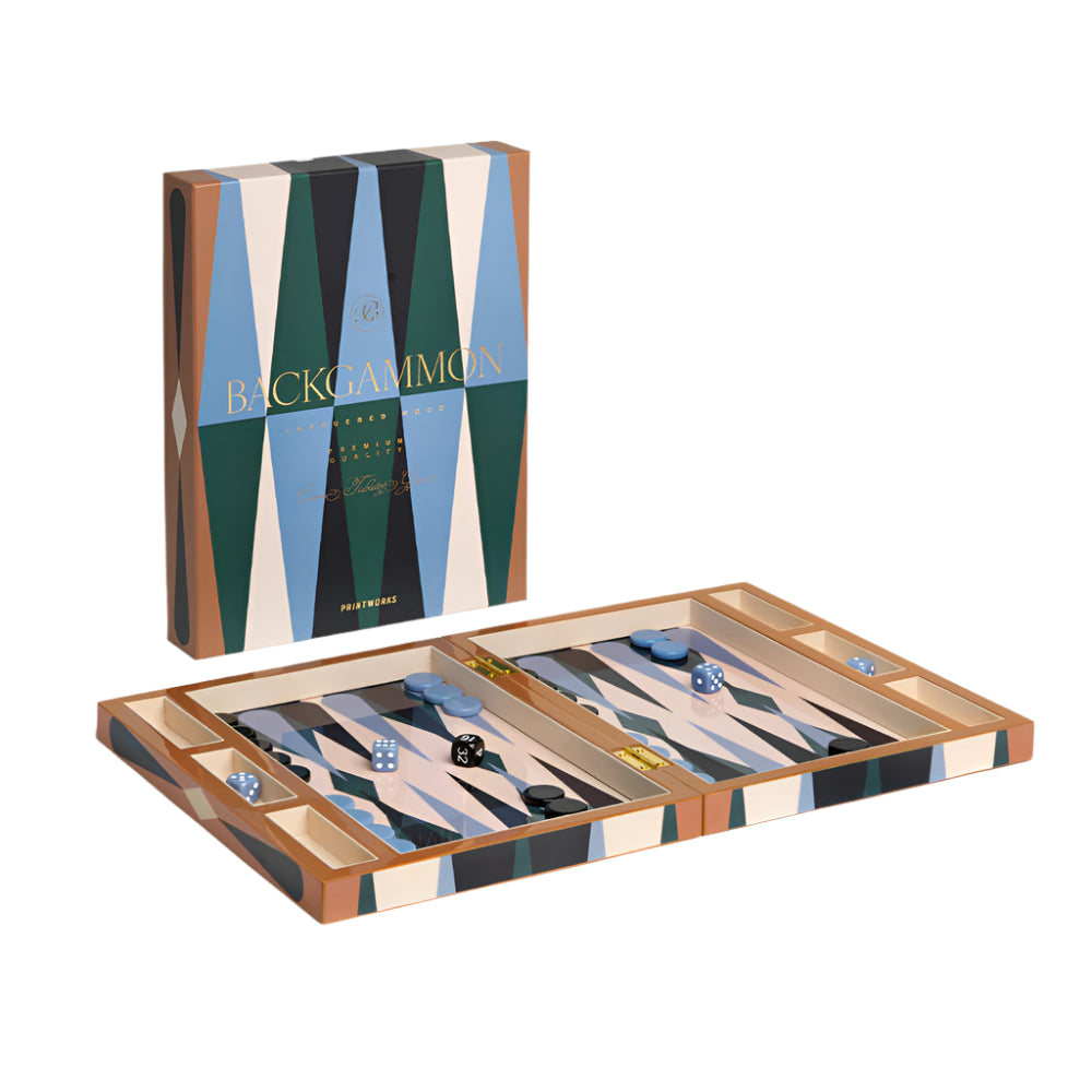 Lacquered Backgammon