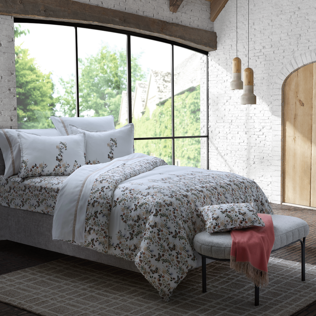 DH Jouy Papillon Linen Set 4PC