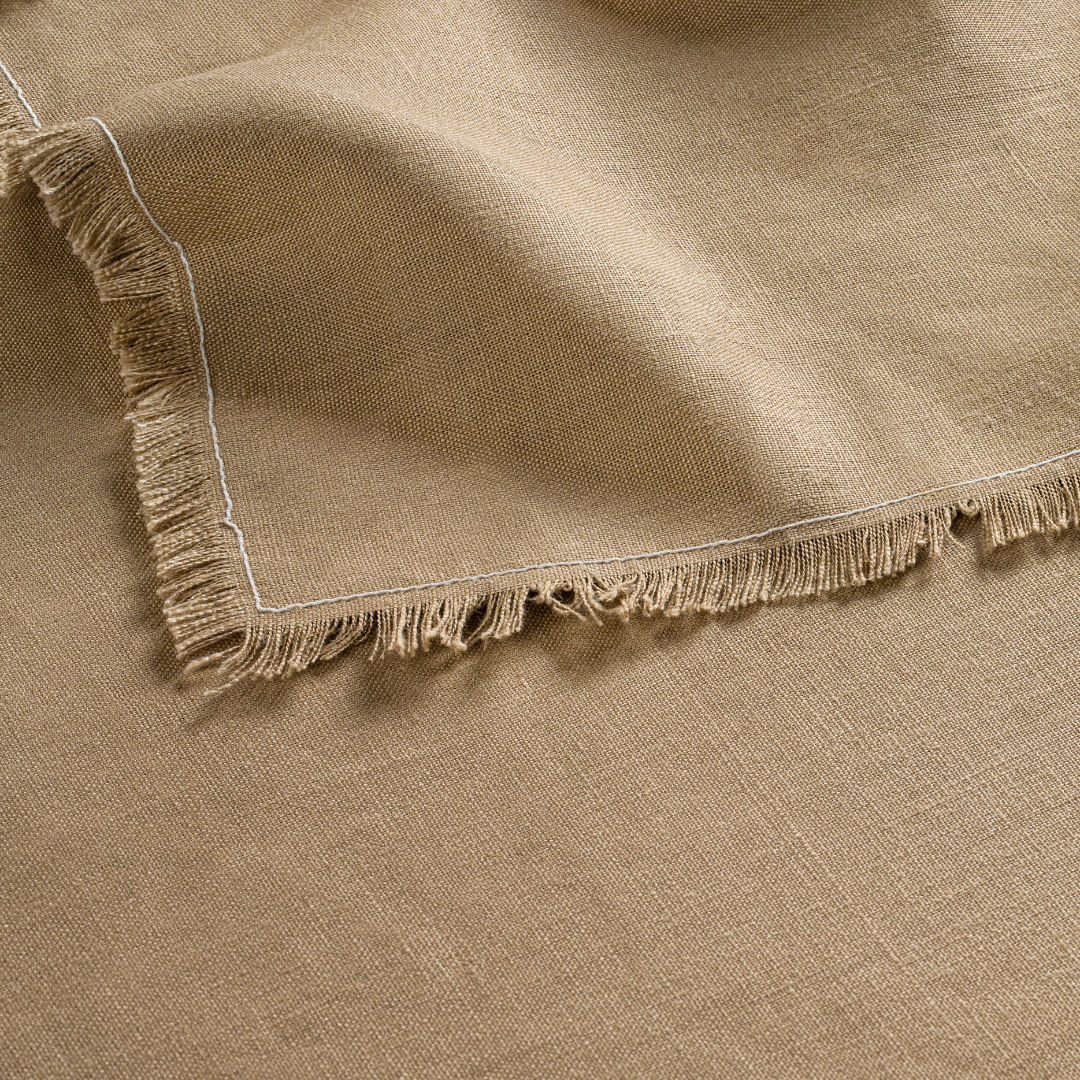Double Frayed Tablecloth