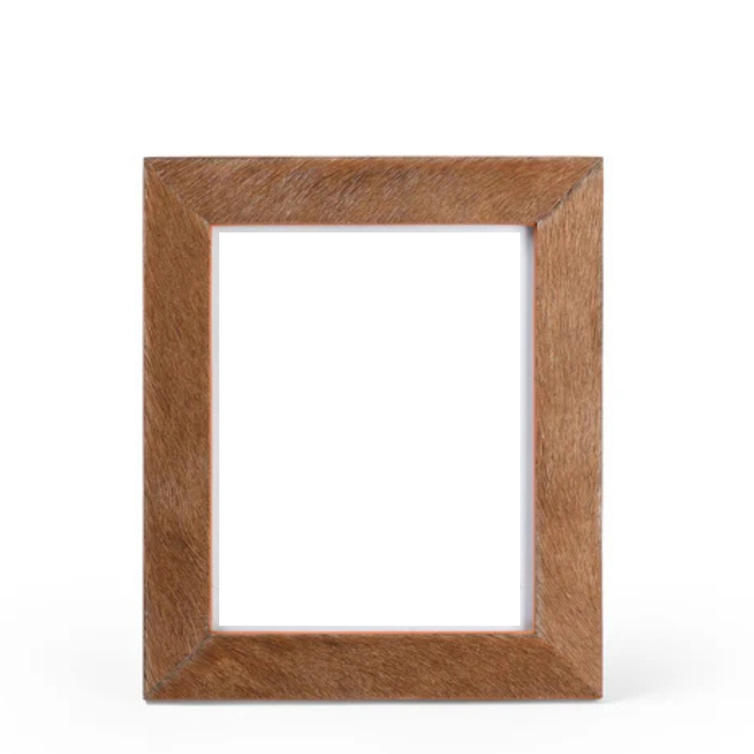 Leather Hairon Photo Frame