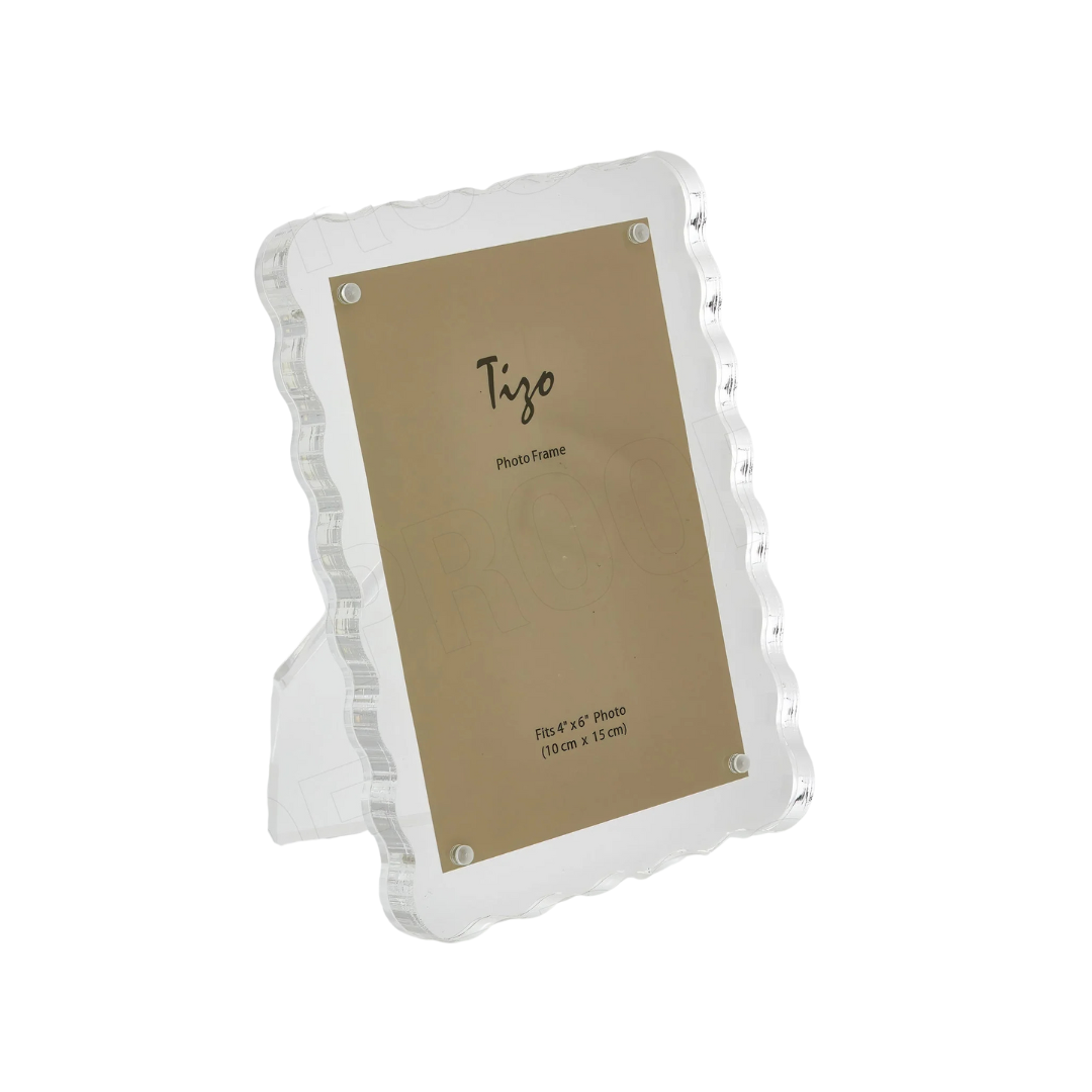 Lucite Clear Weave Frame