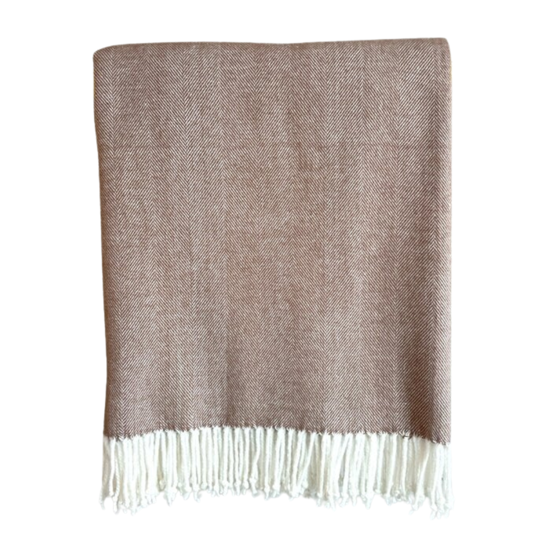 Adirondack Herringbone Woven Throw