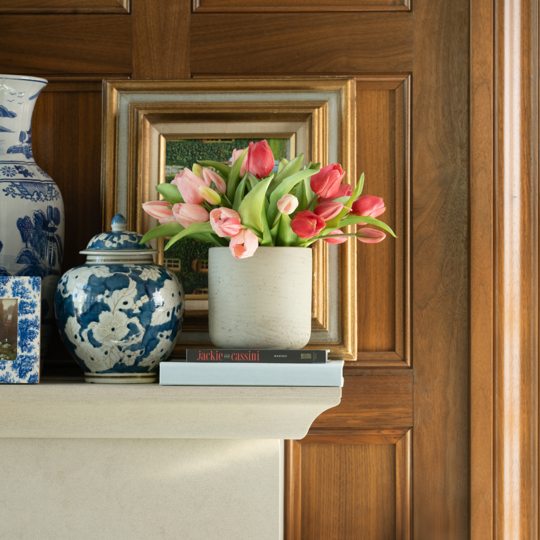 DH Pink Tulips in Charlie Small Vase