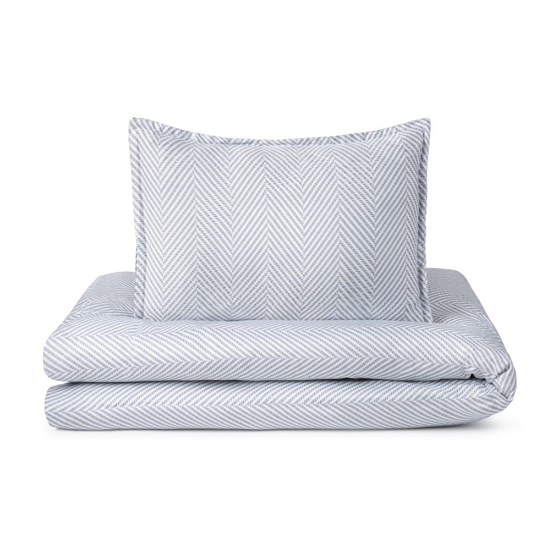 DH Leze Blue 3 Piece Crib Set in Pouch