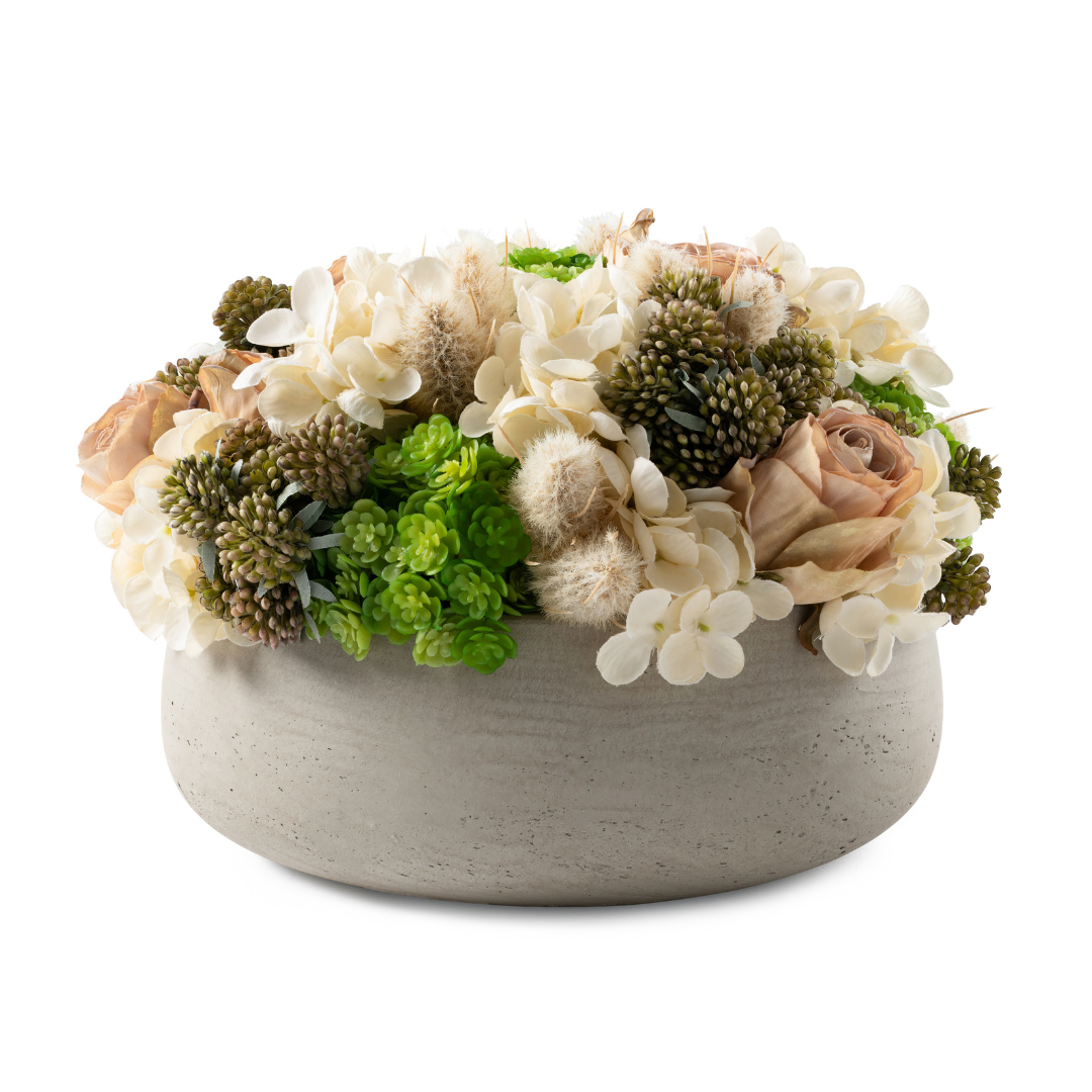 DH Berry Rosee Floral in Eileen Pot