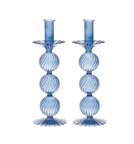 Kim Seybert Iris Cadet Candlestick Set of 2