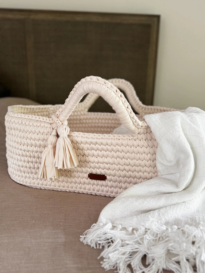 Hand-Woven Baby Basket