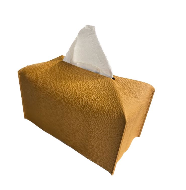 Leather Tissue Box Cover Rectangle