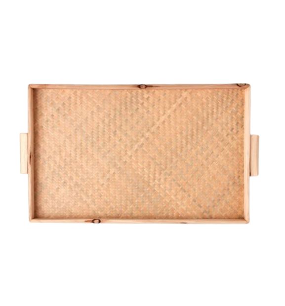 Miramar Wood Rectangular Tray