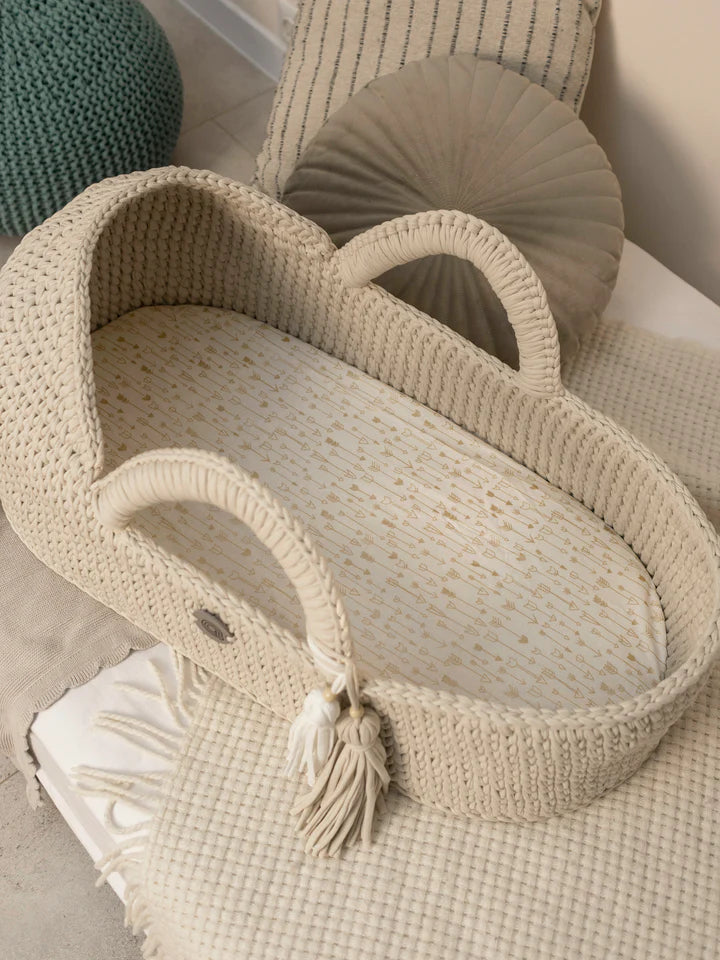 Baby Moses Basket with Round Hood - Standard