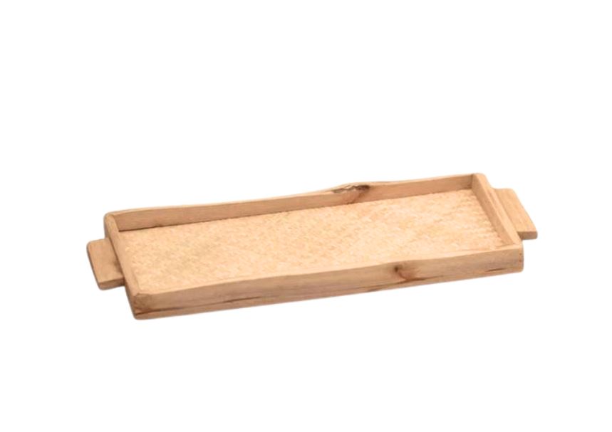 Miramar Wood Rectangular Tray