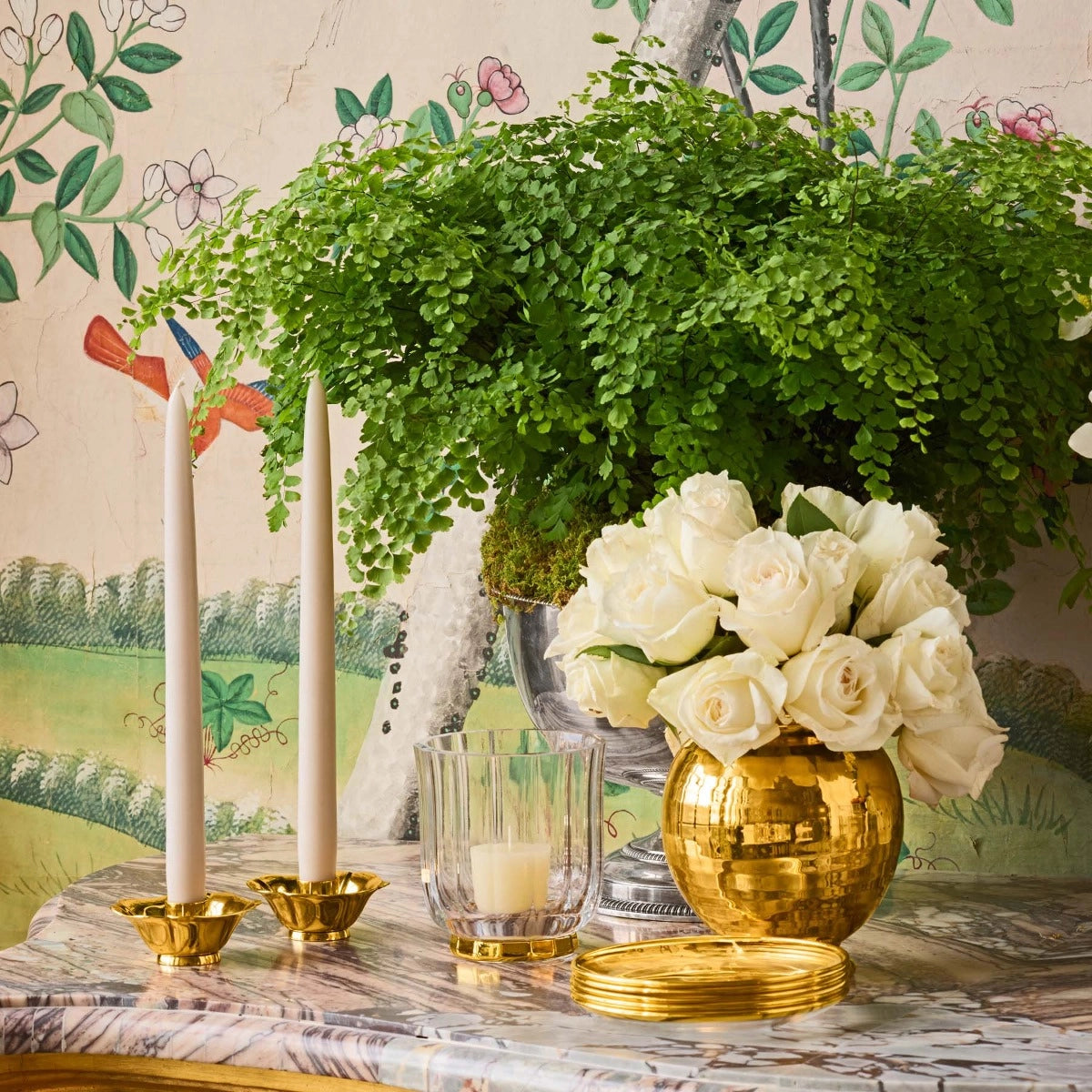 Olivia Taper Candle Holder Set Of 2