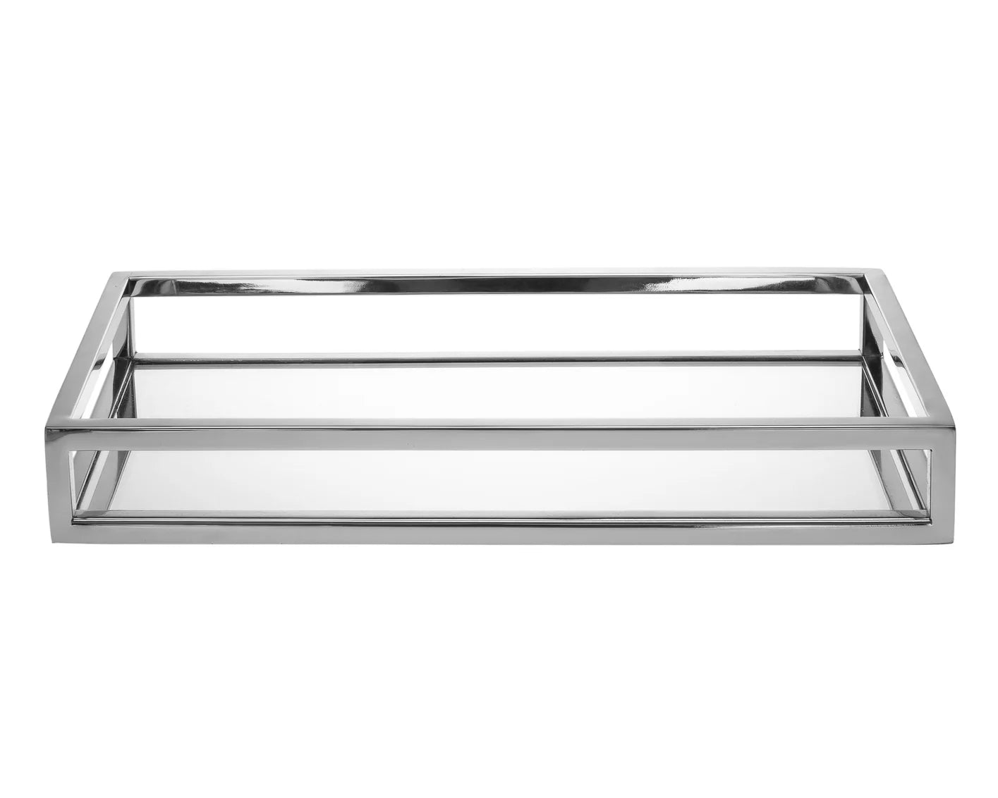 Aspen Silver Mirror Tray