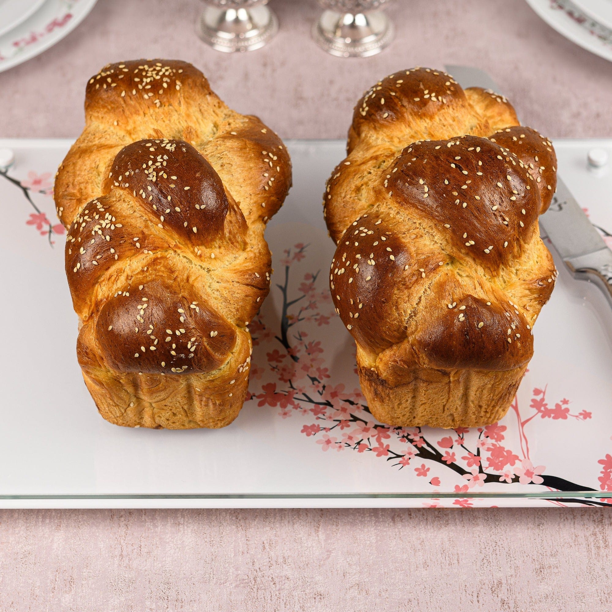 Cherry Blossom Challah Board