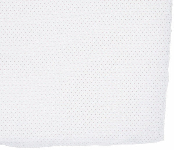 Pin Dot Pink Crib Sheet