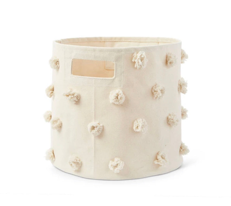Natural Pom Pom Bin