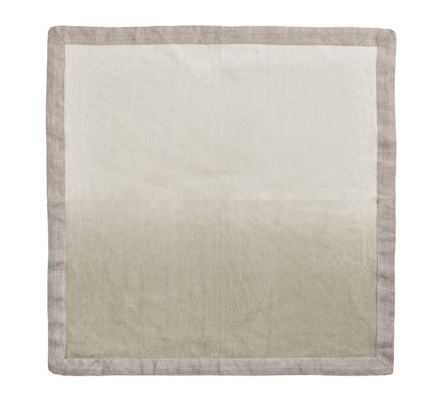 Kim Seybert Dip Dye Gray & Silver Napkin