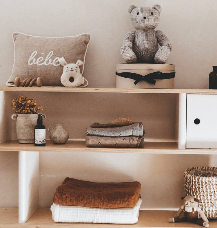 DH Flower Gray Baby Blanket