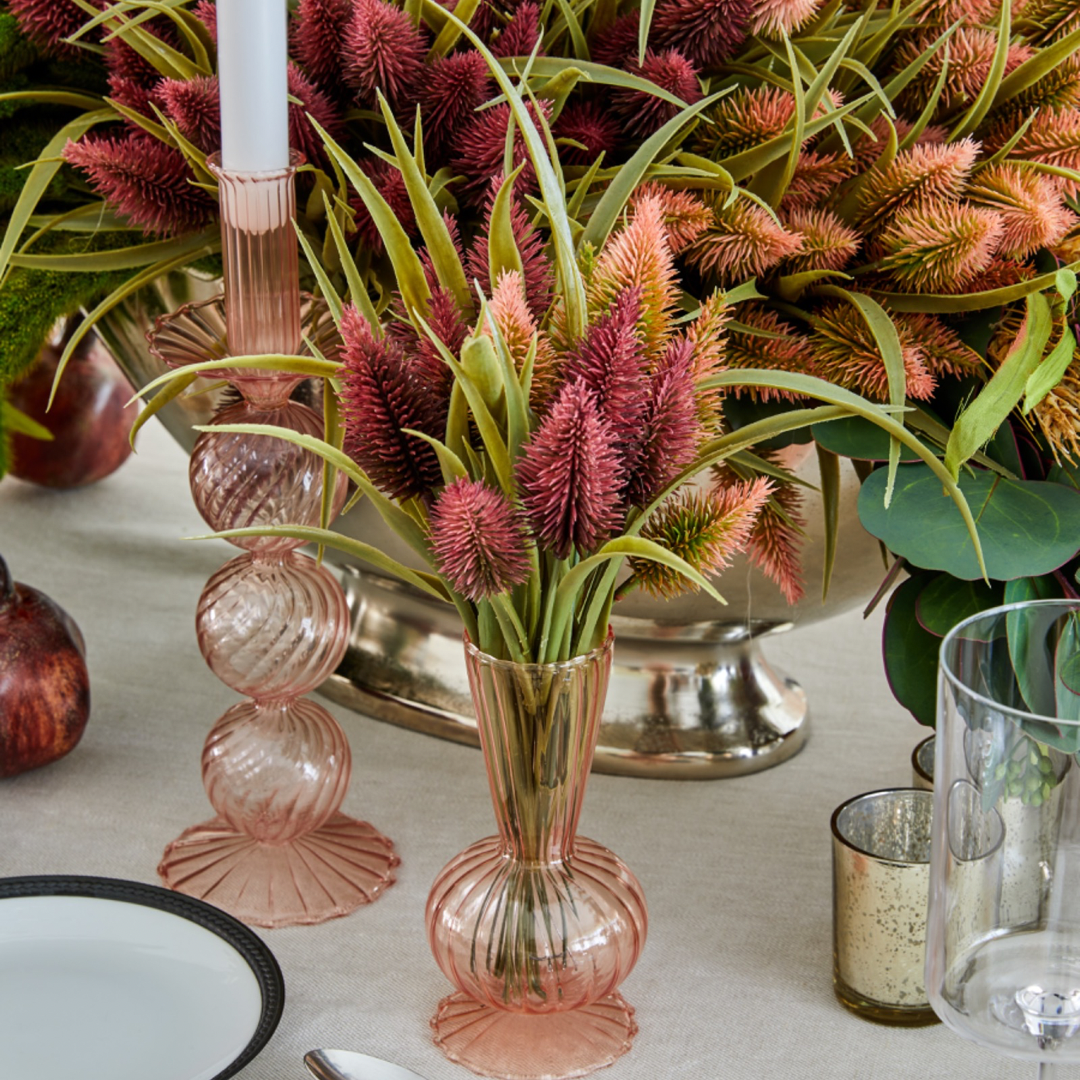 Kim Seybert Tess Blush Bud Vase Set of 3