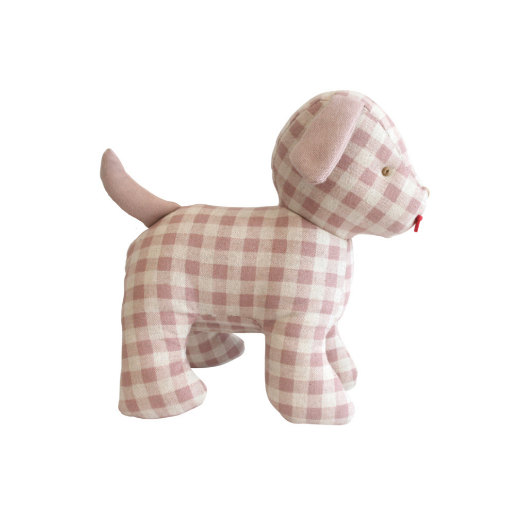 Musical Rose Check Bunny