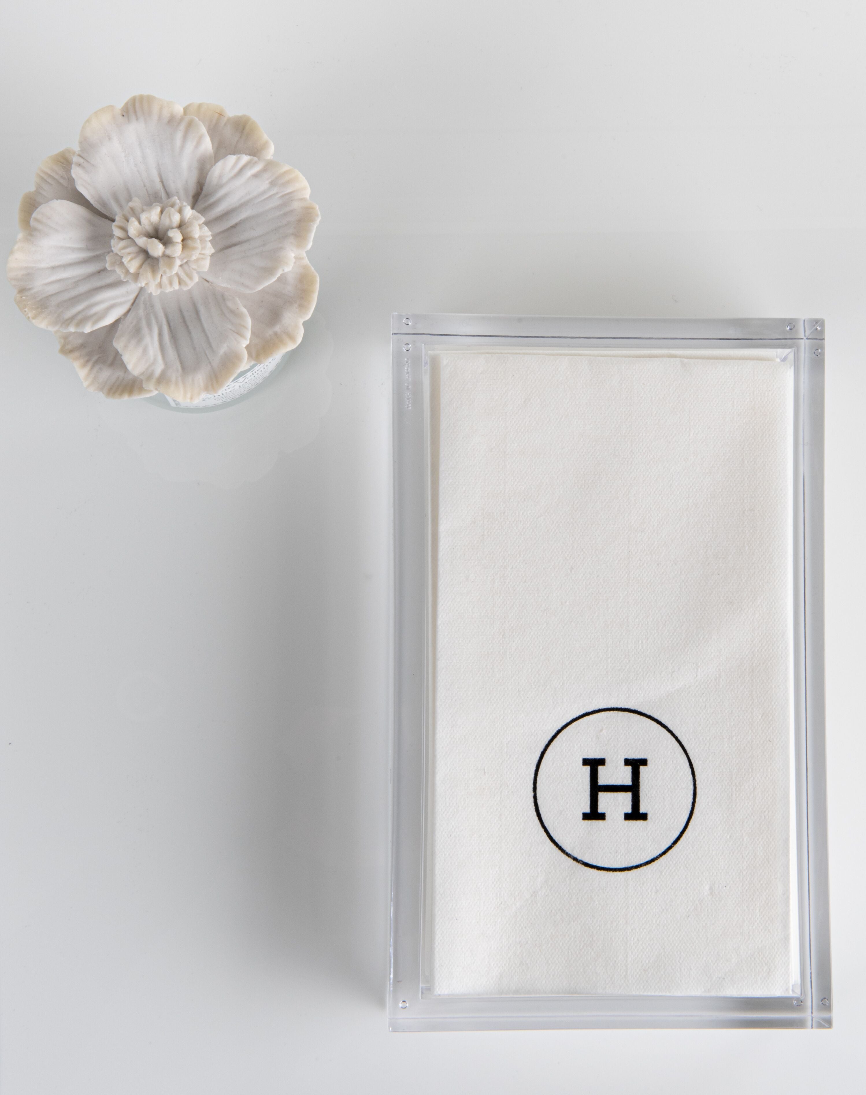 Black Circle Airlaid Napkins