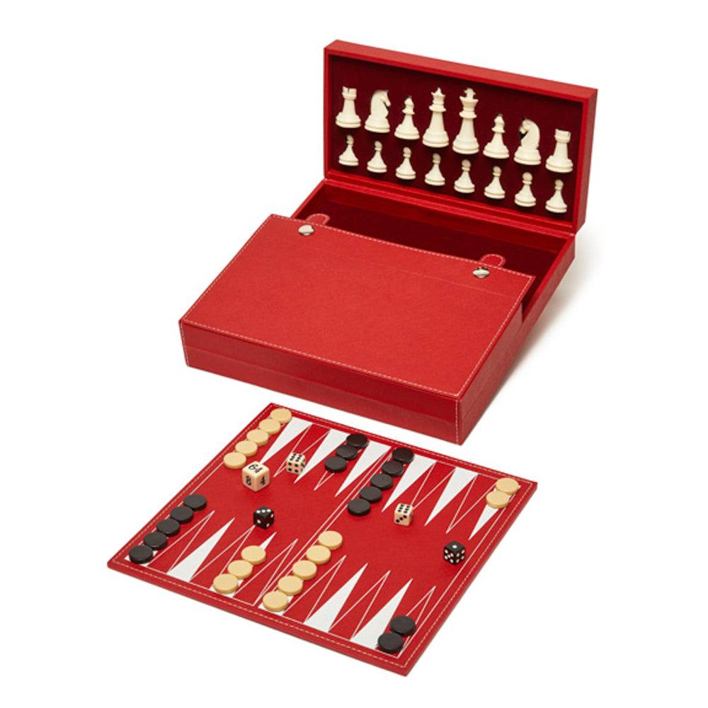 Bryson Backgammon and Chess Set