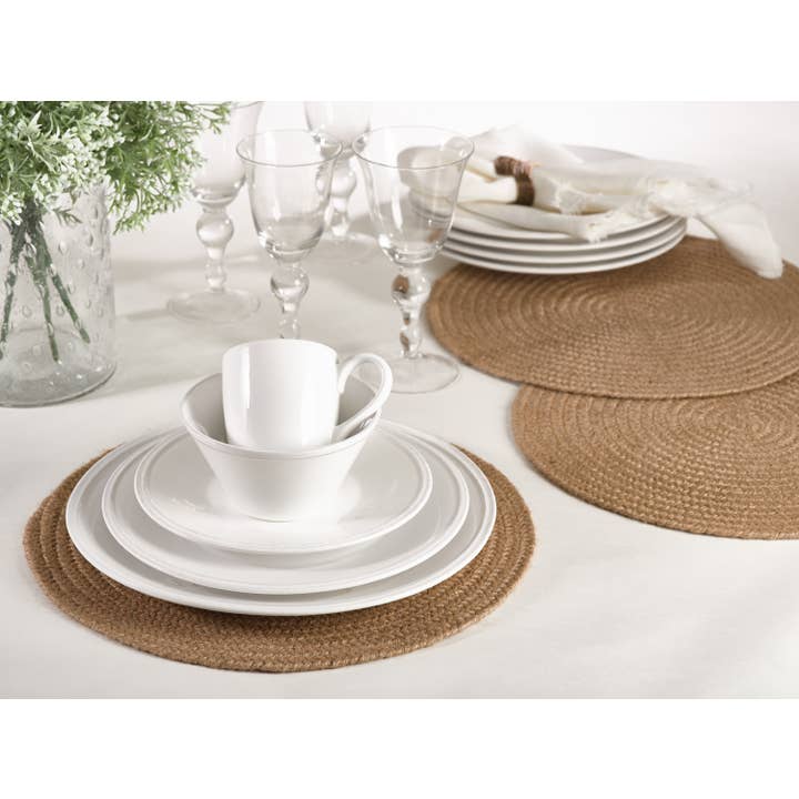 Natural Round Placemat Set of 4
