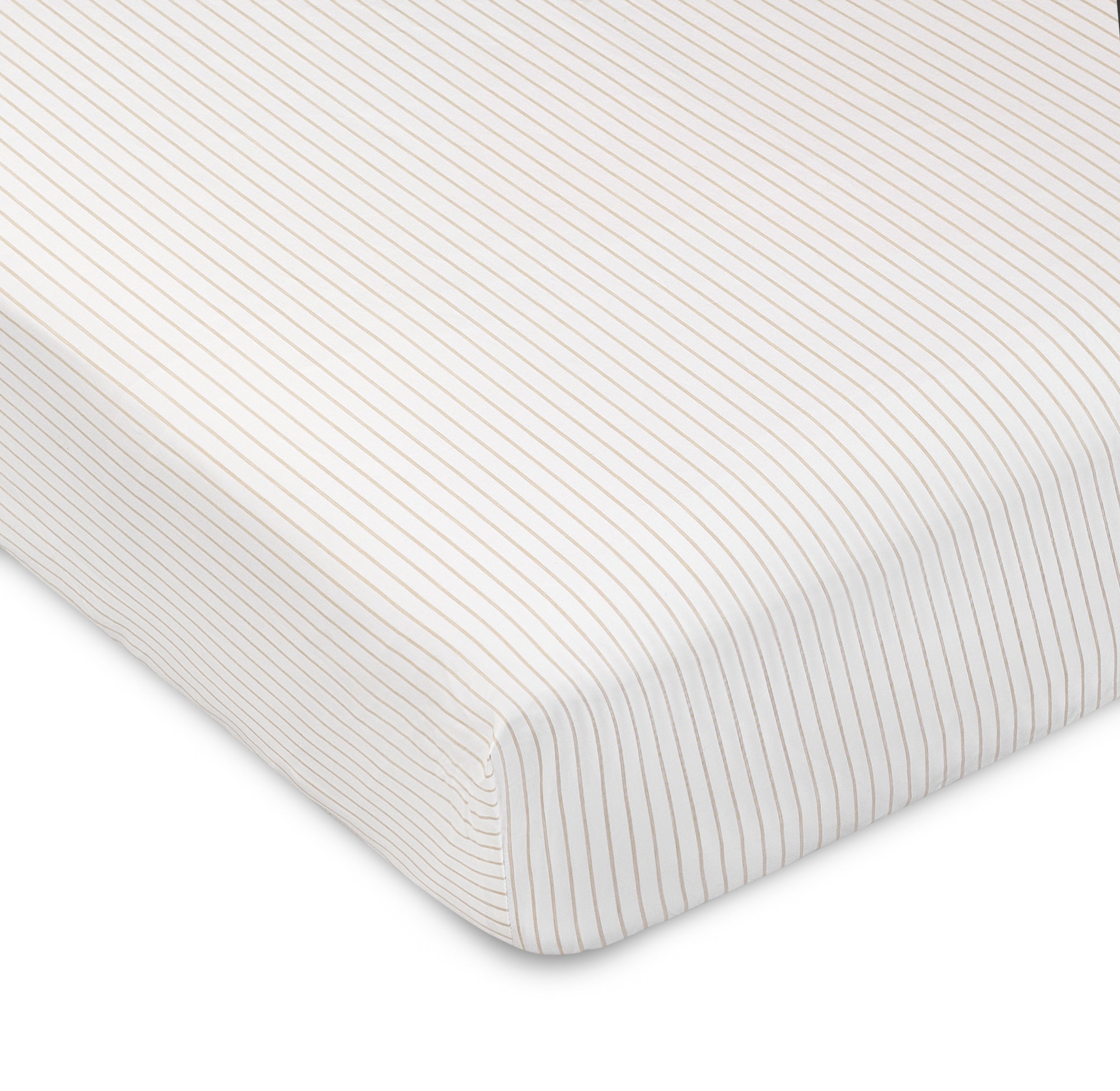 DH Beige Pinstripe Adelina Fitted Sheet
