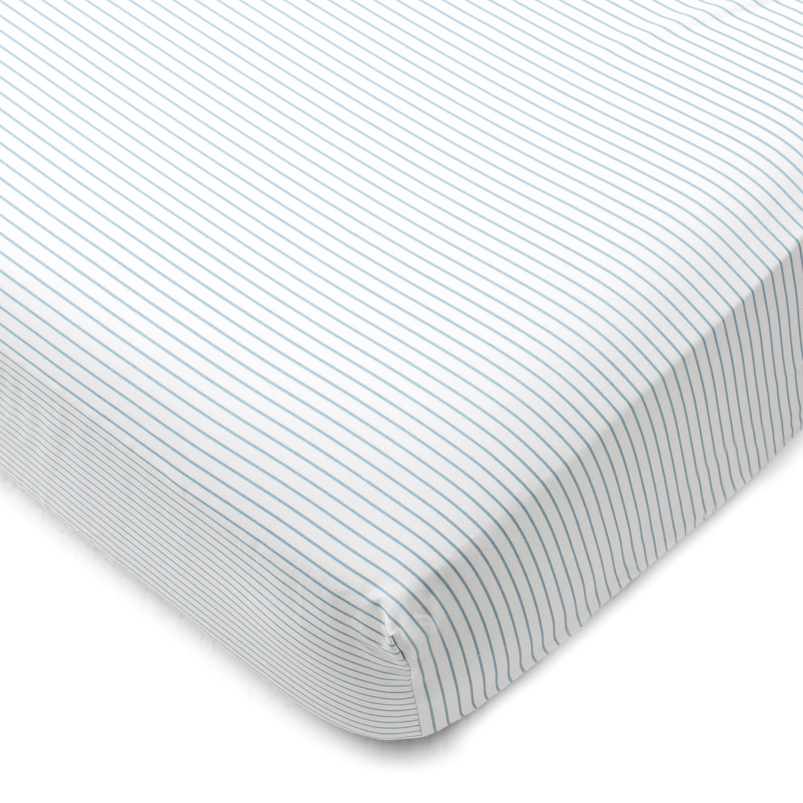 DH Blue Pinstripe Adelina Fitted Sheet