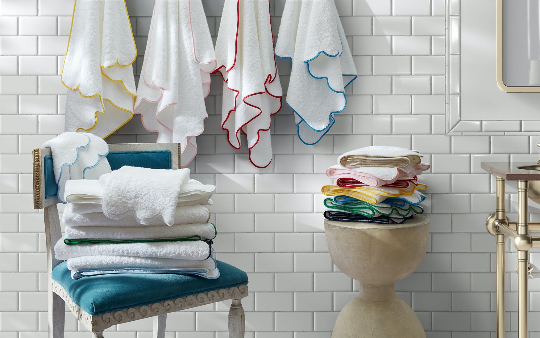 Matouk Cairo Scallop Towels