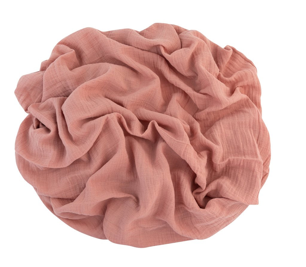 Dusty Rose Swaddle Blanket